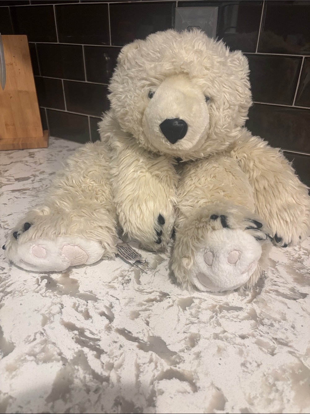 Ditz Design Cream Polar Bear Plush Soft Stuffed Animal